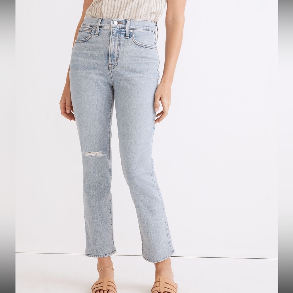 Madewell The Perfect Vintage Crop Jean in Sudbury‎ Wash